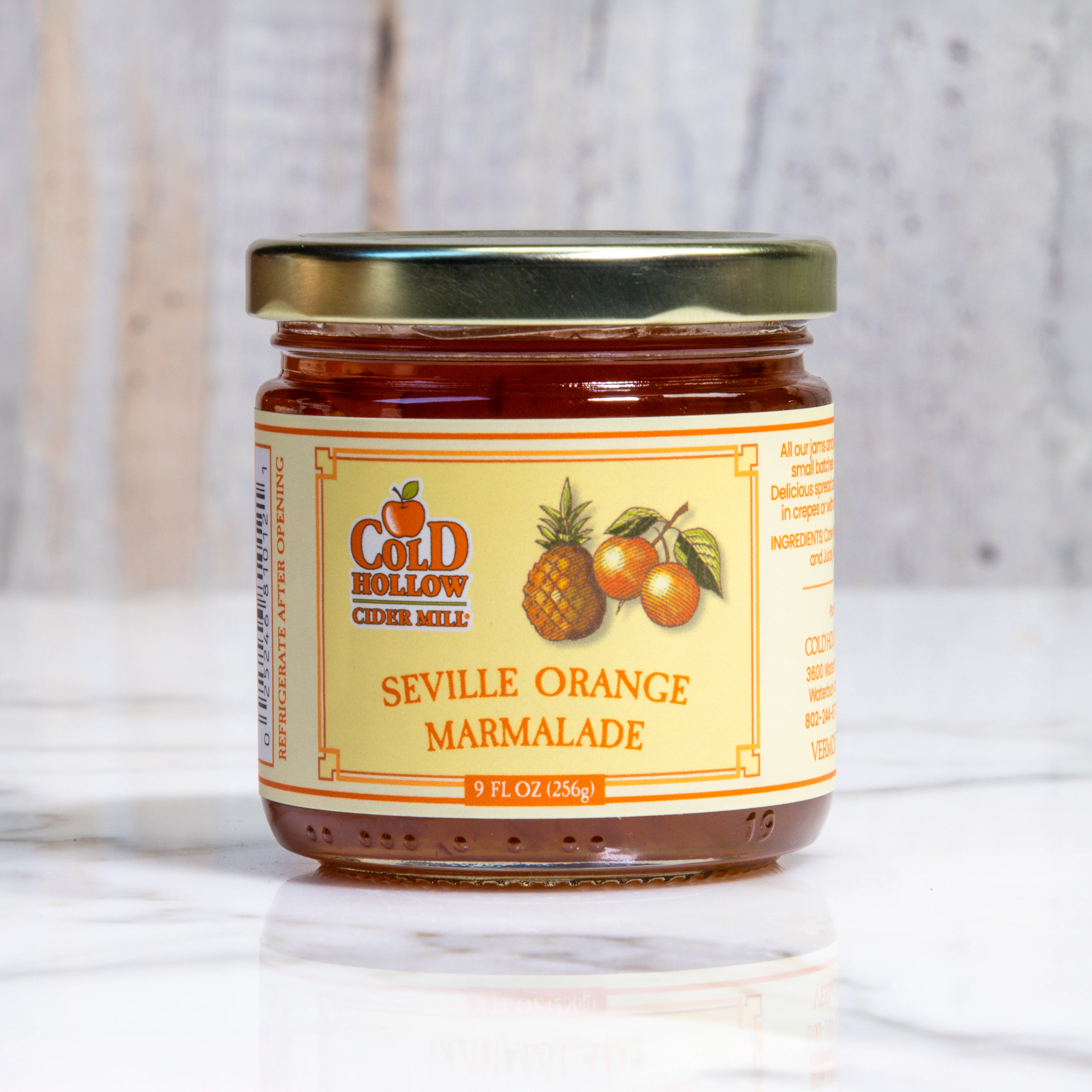 Cold Hollow 9oz Seville Orange Jam