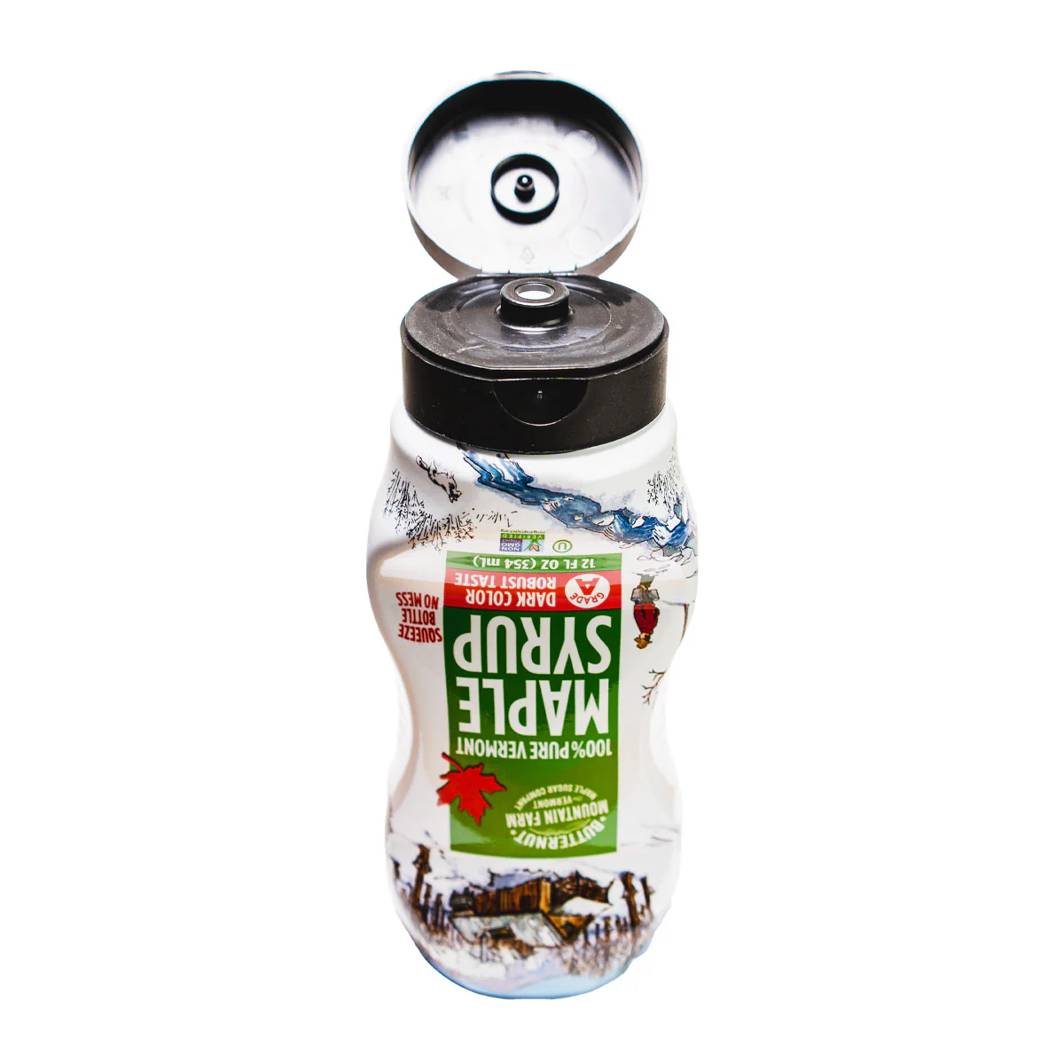 Butternut 12oz Dark Maple Syrup Squeeze Bottle - Image 4