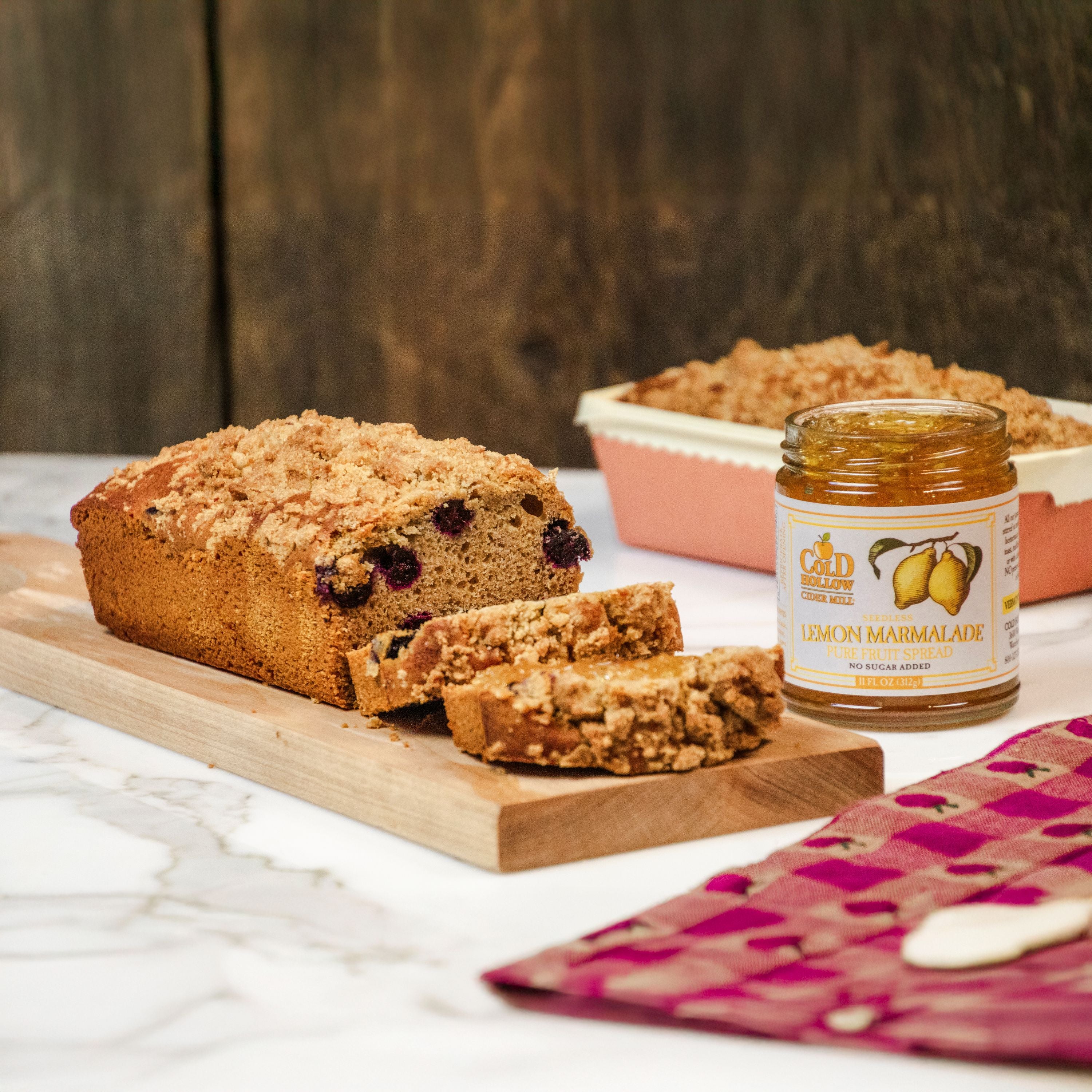 Blueberry Crumble Honey Bee Bread (Gluten-Free) - Image 2